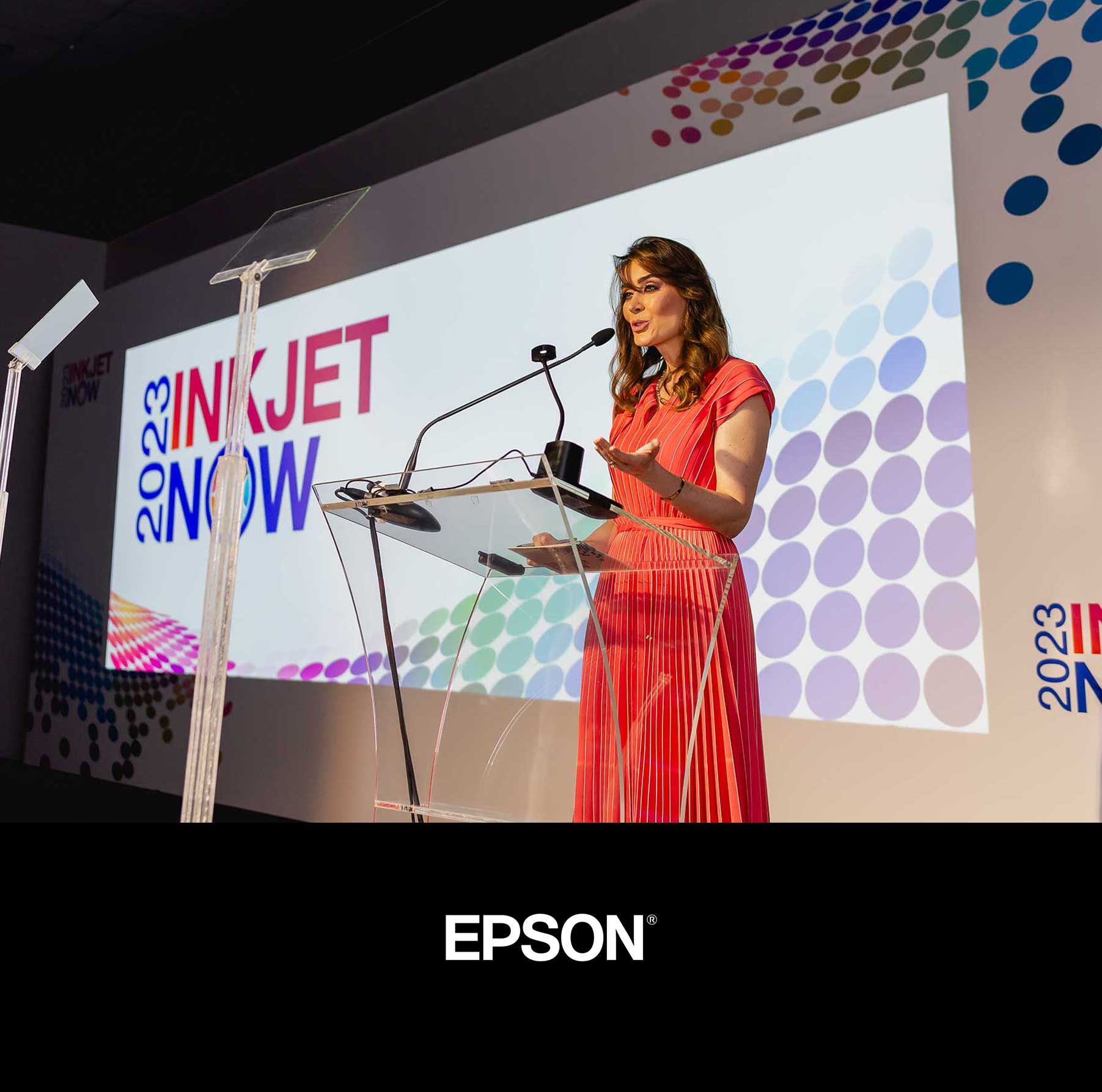 Foto de evento da EPSON.